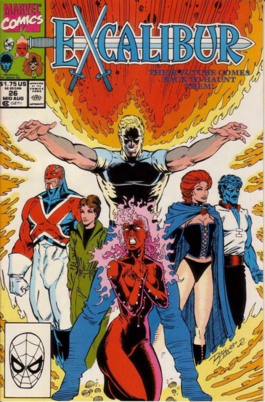 EXCALIBUR #26, NM, Phoenix, Captain Britain,1988 1990, more Marvel in store