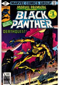 MARVEL PREMIERE #51,52,53,BLACK PANTHER $12.50