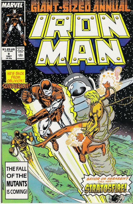 Iron Man Annual #9 (1987)  NM- 9.2