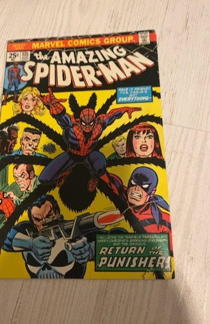 The Amazing Spider-Man #135 (1974)2nd punisher app see descrition