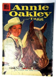 Annie Oakley & Tagg #9 (1956) Dell Comics 1st Print Comic Book