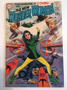 WONDER WOMAN #181 (1969) CLASSIC SKIING COVER, I-CHING, STRICT HIGH GRADE!