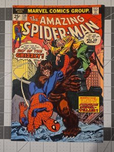 Amazing Spider-Man #139 Dec 1974 ?- 1st App of Grizzly Marvel Comics