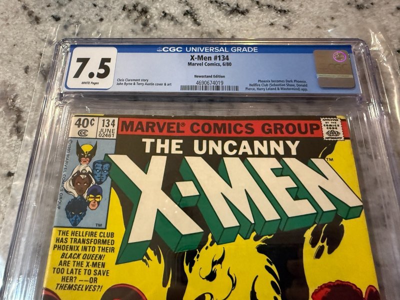 Uncanny X-Men # 134 CGC Graded 7.5 Marvel Comic Book Wolverine Storm JH25