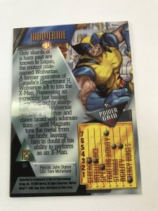 WOLVERINE #125 card : Marvel Metal 1995 Fleer Chromium; NM/M X-men, base