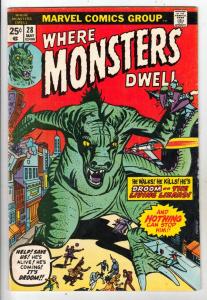 Where Monsters Dwell #28 (May-74) VF/NM High-Grade 