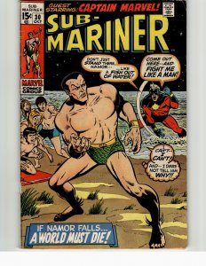 Sub-Mariner #30 (1970) Namor the Sub-Mariner