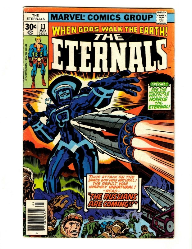 Eternals #11 ORIGINAL Vintage 1977 Marvel Comics 1st Druig + Kingo
