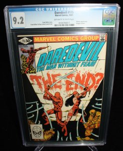 Daredevil #175 (CGC 9.2) Elektra Appearance & Kingpin Cameo - 1981