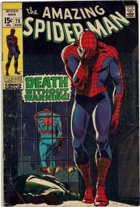 Amazing Spider-Man #75 (1963 v1) Stan Lee John Romita Sr. Lizard VG-