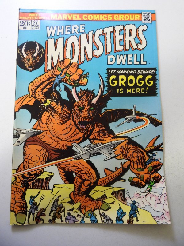 Where Monsters Dwell #27 (1974) FN Condition