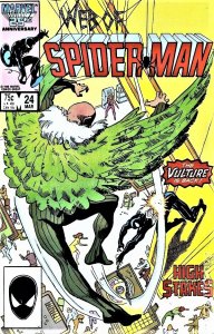 Web Of Spider-Man #24 Marvel (1987) 2nd Cameo Appearance Of Eddie Brock  Mint