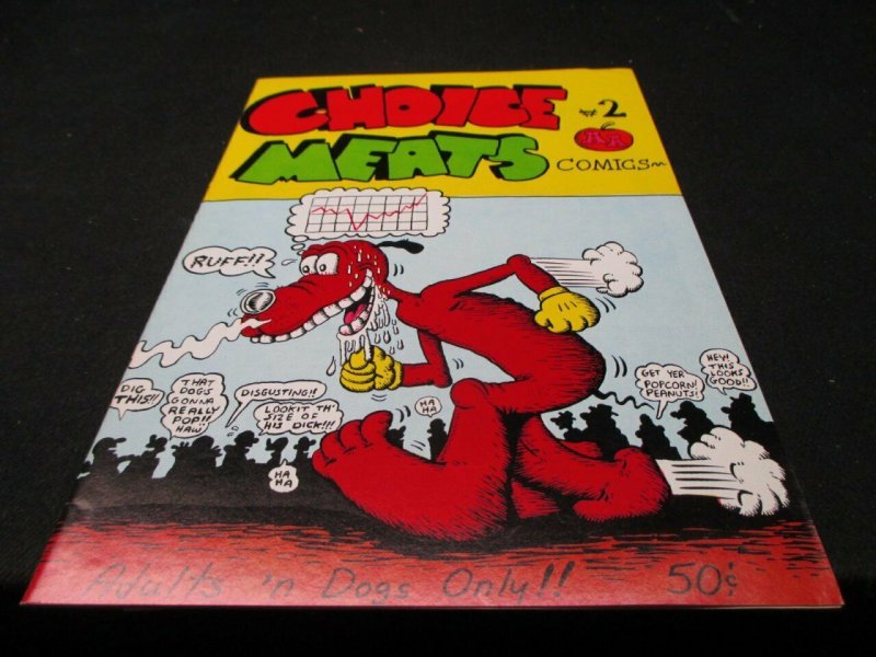 Choice Meats Comics #1 & 2 Full Set VF 8.0 Peanut Juice Productions 1971 