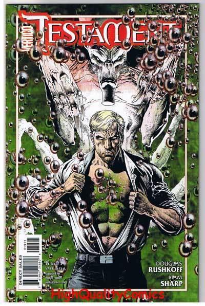 TESTAMENT #19, NM+, Liam Sharp, Rushkoff, 2006, more Vertigo in store