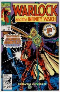 WARLOCK & THE INFINITY WATCH #1, NM+, Jim Starlin, 1992, more Marvel in stor