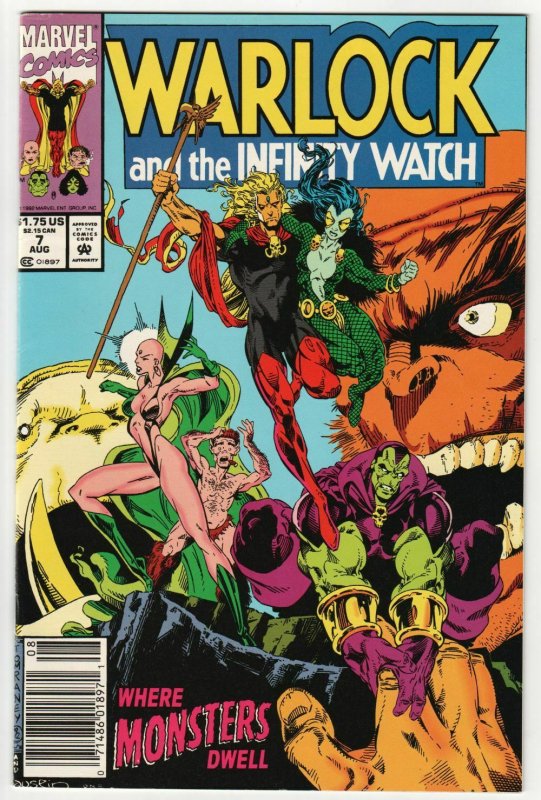 Warlock & Infinity Watch #7 (Marvel,1992) FN