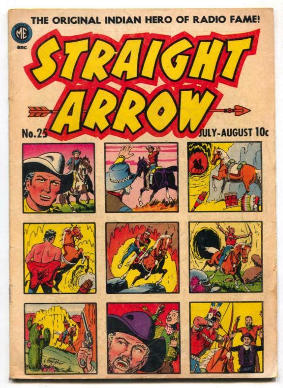 Straight Arrow #25 1952- Ghost of Hiawatha- VG