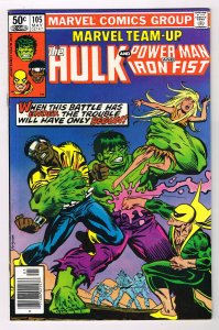 Marvel Team-Up #105 HULK Power Man Iron Fist (1981) NEWSSTAND Copy  Edition