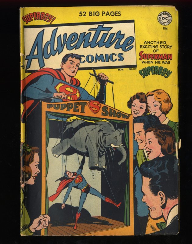Adventure Comics #158 VG 4.0 Superboy DC Comics 1950!
