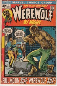 Werewolf By Night (vol. 1)# 1 Spinning out of the Original Marvel Spotlight