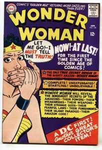 WONDER WOMAN #159--Origin issue--DC--comic book--VF