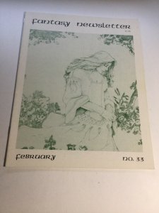 Fantasy Newsletter 33 Nm- Near Mint- Magazine