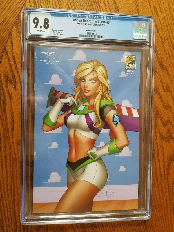 Robyn Hood The Curse #6 Cover J Zenescope SDCC Exclusive NM LE350 Rich CGC 9.8