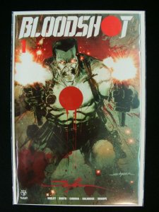 Bloodshot #1 Signed by Stuart Sayger Prideland Collectibles Variant Cover COA