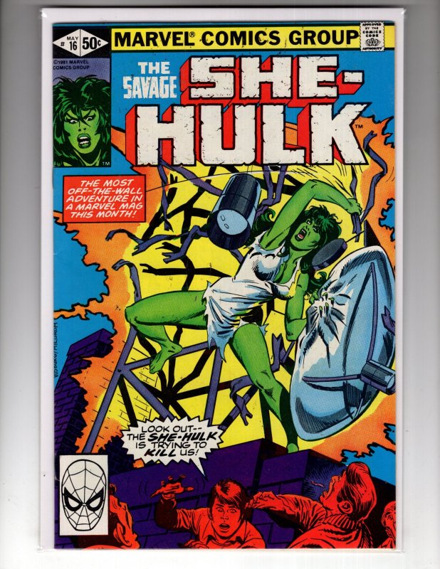 The Savage She-Hulk #16 (1981) VF Bronze Age MARVEL / ID#04