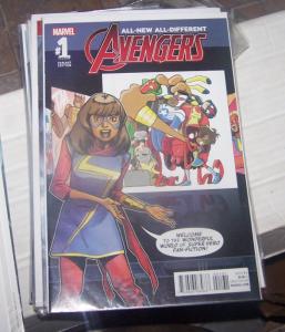 ALL NEW ALL DIFFERENT AVENGERS #1 ANNUAL VARIANT COVER MS MARVEL