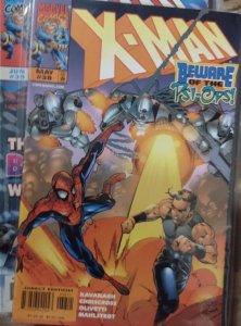 X-MAN # 38 1998 MARVEL DISNEY  AOA NATE GRAY  cable spider-man