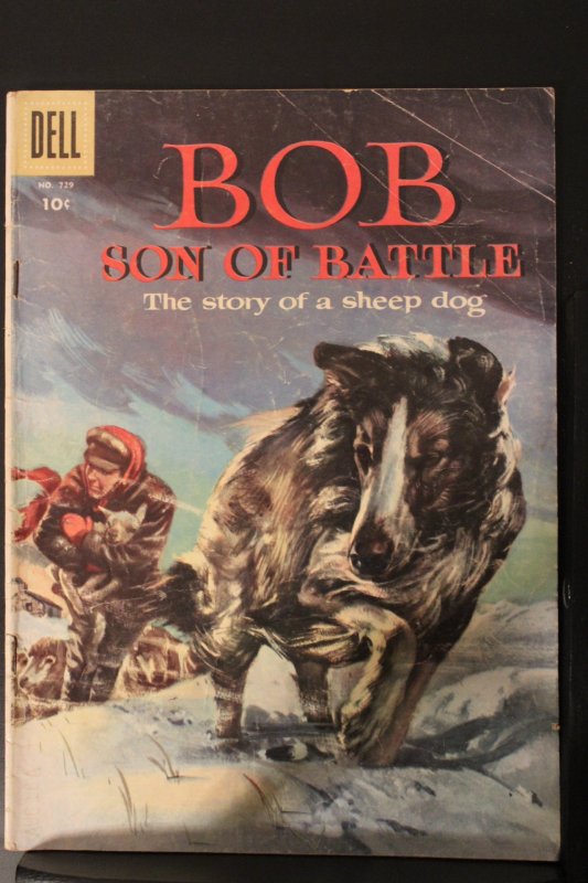 Four Color #729 (1956) Mid-Grade FN Bob Son Of Battle Dog Story Key Wow!