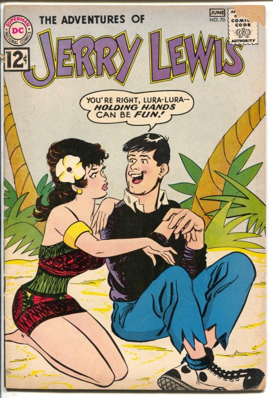 Adventures of Jerry Lewis #44 1960-DC-Mort Drucker-pin-up girl cover-VG- 