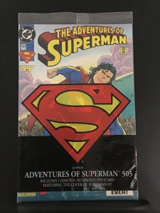 The Adventures of Superman #505 in original poly bag