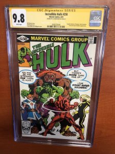 Incredible Hulk  #258 (CGC SS 9.8) Signed By Al Milgrom!!