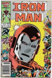 INVINCIBLE IRON MAN#212 VF 1986 NEWSTAND EDITION MARVEL COMICS