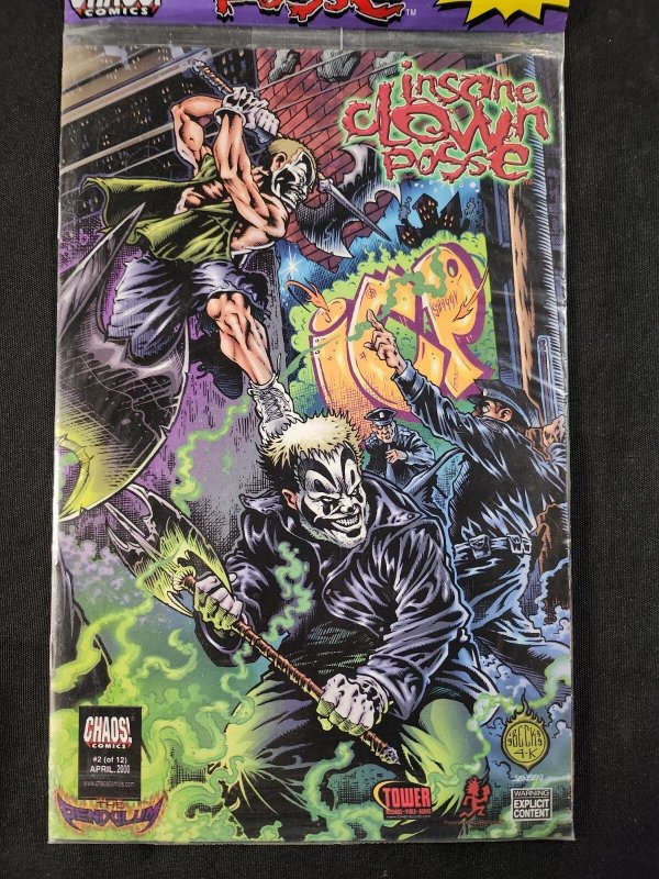 Insane Clown Posse: Pendulum #2 - Pre-Pack w/ CD / Jerry Beck (SEALED) 2000