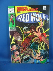 MARVEL SPOTLIGHT 1 NM- RED WOLF MARVEL 1971