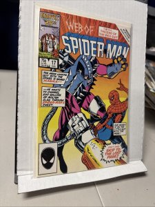 Web of Spider-Man #17 1986 Marvel Comics