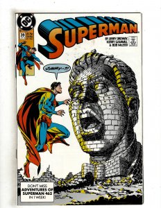 Superman #39 (1989) DC Comic Superman OF8