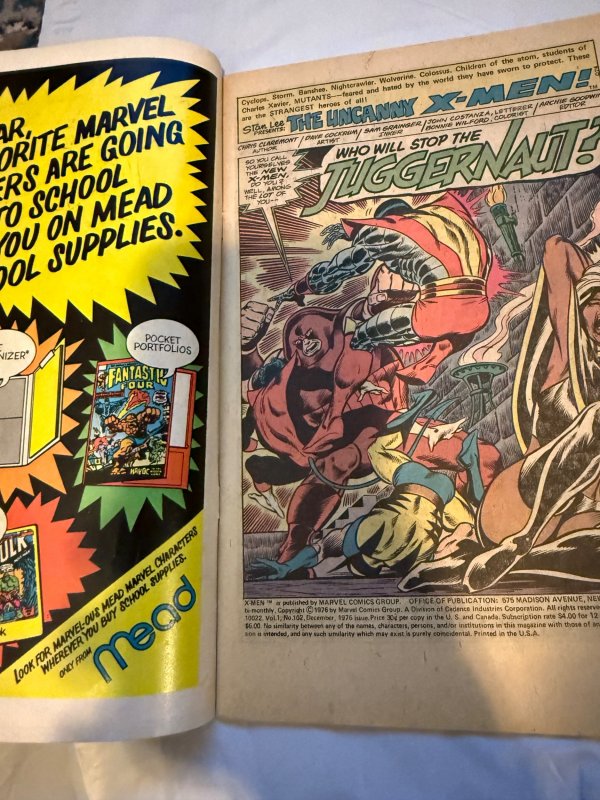The X-Men #102 (1976) who shall stop the juggernautn