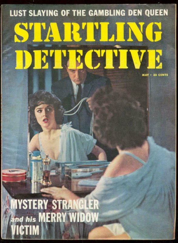 STARTLING DETECTIVE MAY 1958-WEIRD MENACE-STANGLER-PULP VF