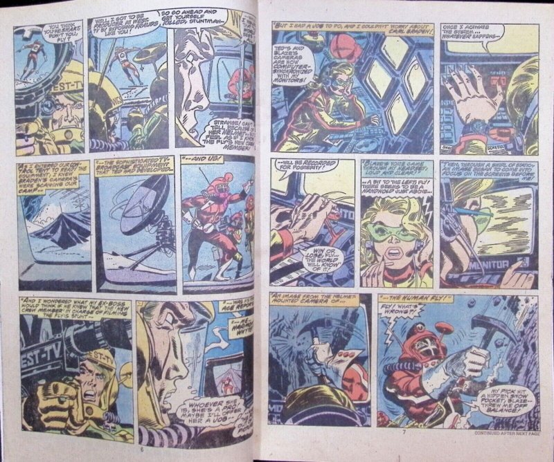 HUMAN FLY Comic Issue 13 — Stuntman Hero Bill Mantlo — 1978 Marvel Universe VG+