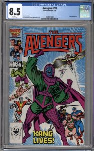 The Avengers #267 (1986) CGC 8.5 VF+ KANG APPEARANCE!