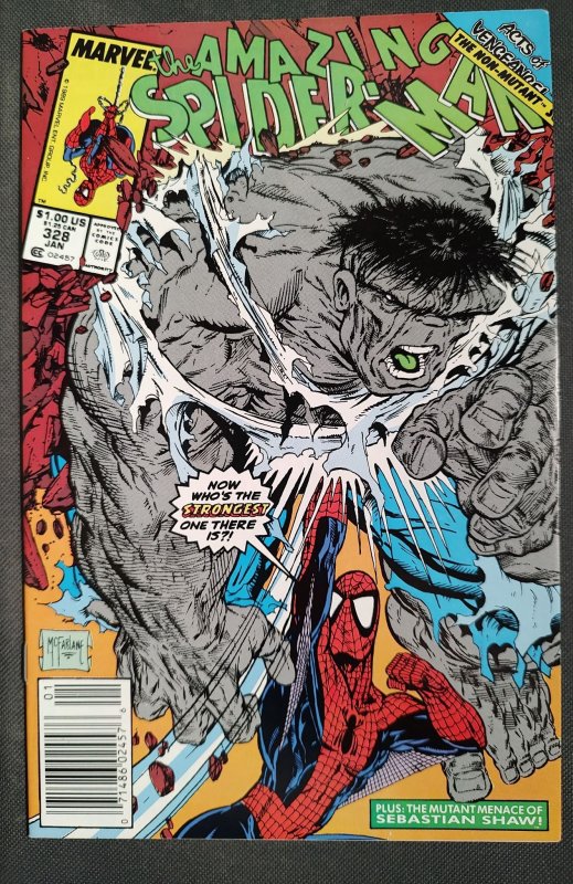 The Amazing Spider-Man #328 Newsstand Edition (1990)