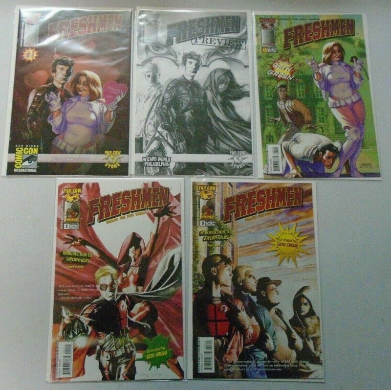 Freshmen Top Cow comics lot 10 different 8.0 VF (2005-07)