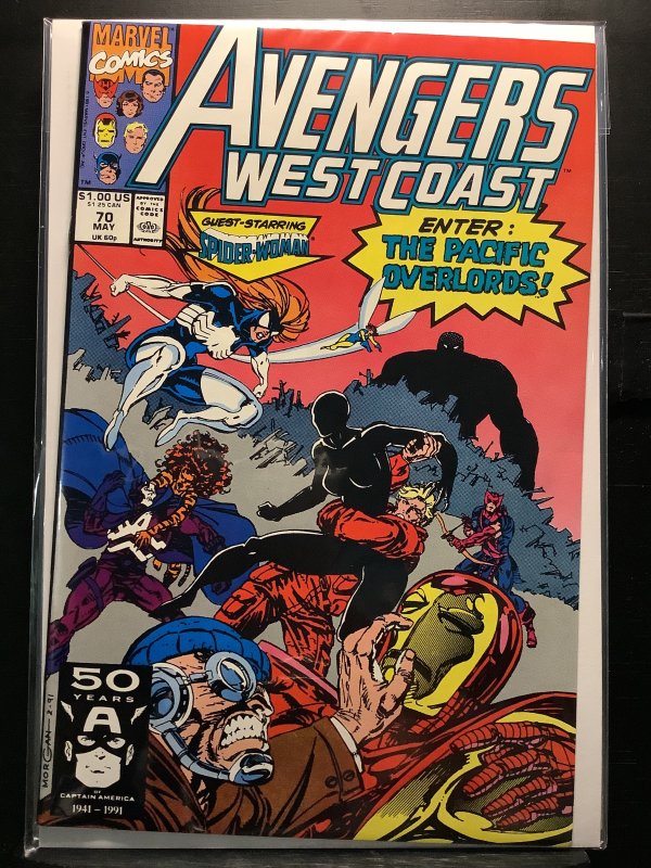Avengers West Coast #70 Direct Edition (1991)