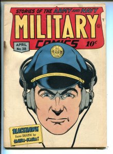 MILITARY #38 1945-BLACKHAWK-QUALITY-HARI-KIRI-PT BOAT-DEATH PATROLgood/vg