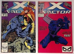 Lot of 10 X-Factor Comic Books (Marvel) Great Condition, Fast Shipping