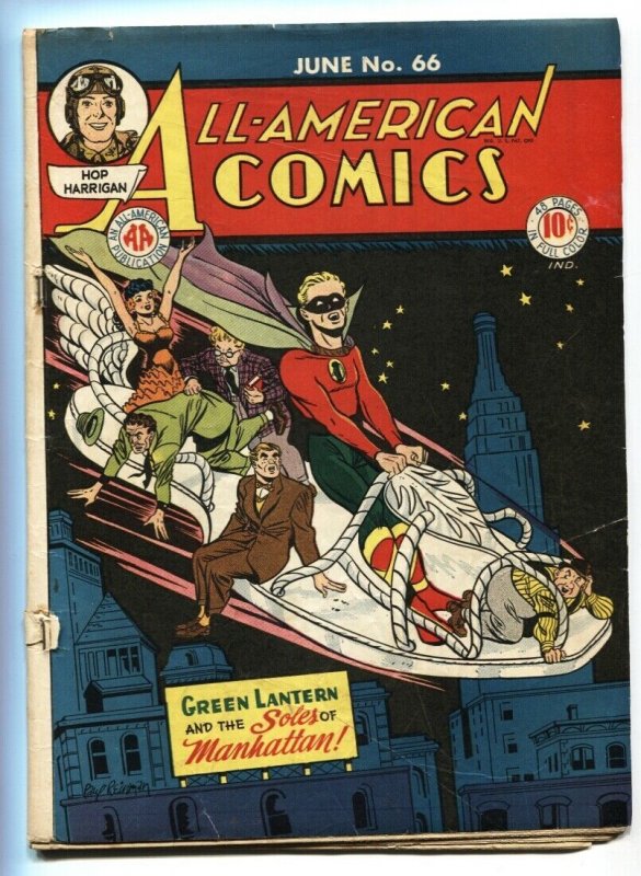 All-American Comics #66 1945 Green Lantern DC Golden-Age incomplete